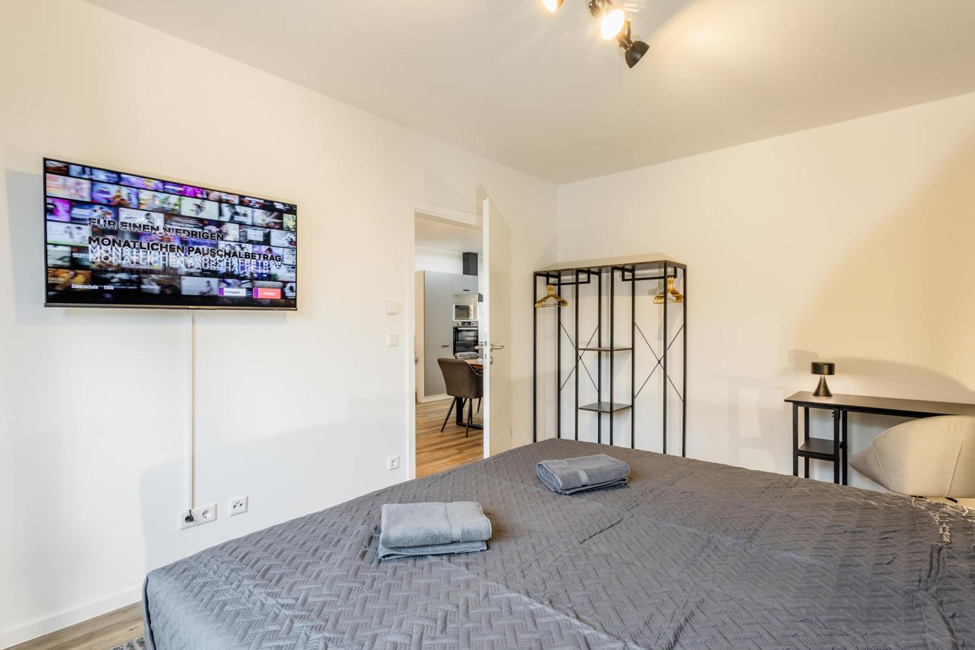 Premium Suite 02 I Smart-Tv I Terrasse I Wifi Hamm  Esterno foto
