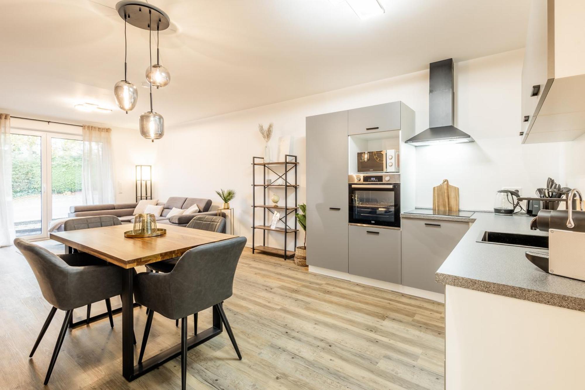 Premium Suite 02 I Smart-Tv I Terrasse I Wifi Hamm  Esterno foto